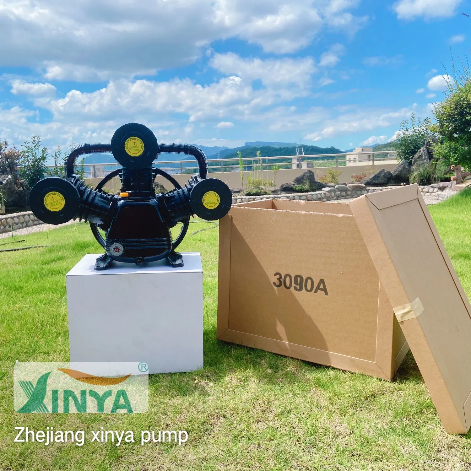 Xinya 90mm Piston Oil Lubricated Air Compressor Head Compresor Pumps