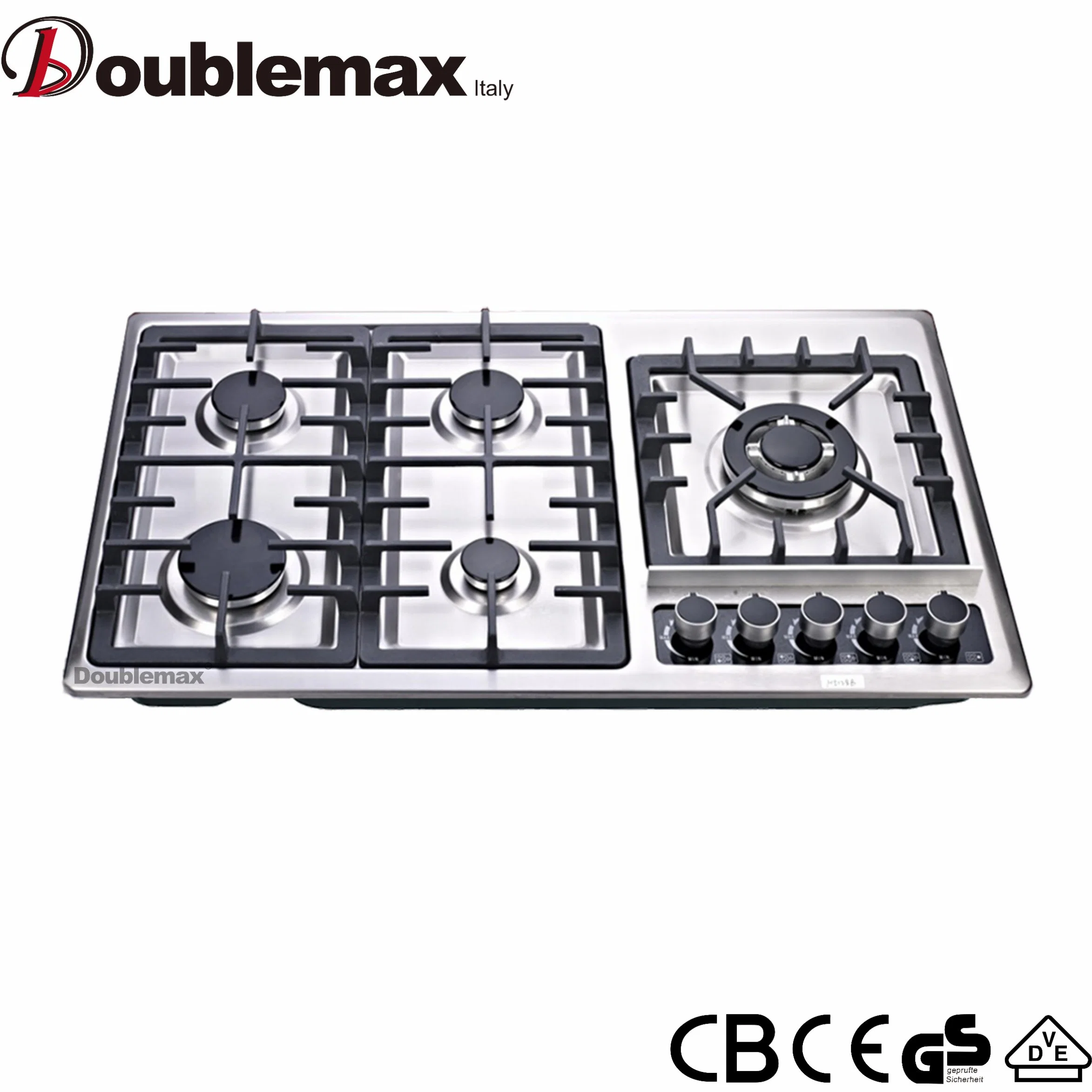 New 5 Burner Commercial Kitchen Stainless Steel Gas Stove