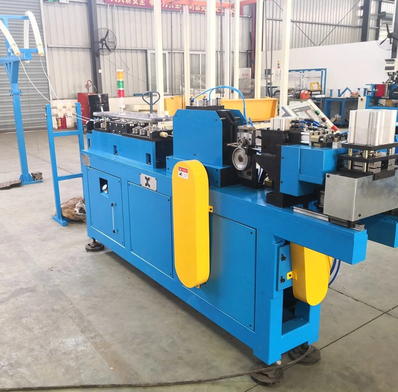 Automatic Feeder Tube Pipe Uncoiling Straightener and Chipless Cutting Machine with ISO and CE