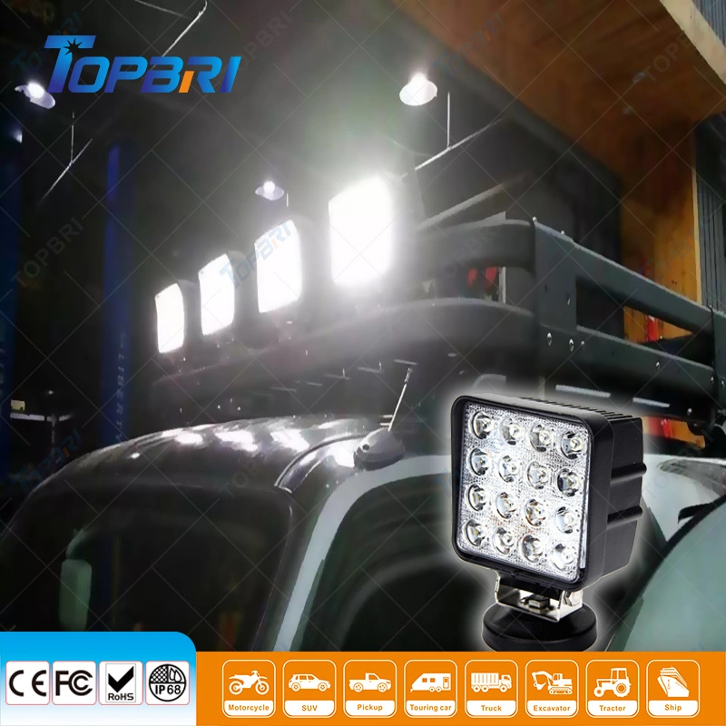 48W 4X4 LED Driving Work Light Fog Lamp for Auto