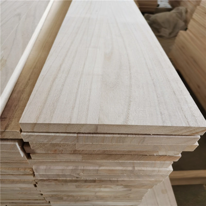 Manufacturers Wholesale Construction Site Construction of Paulownia Wood Board Paulownia Wood Jigsaw Finger Plate Bleached Paulownia Wood Jigsaw