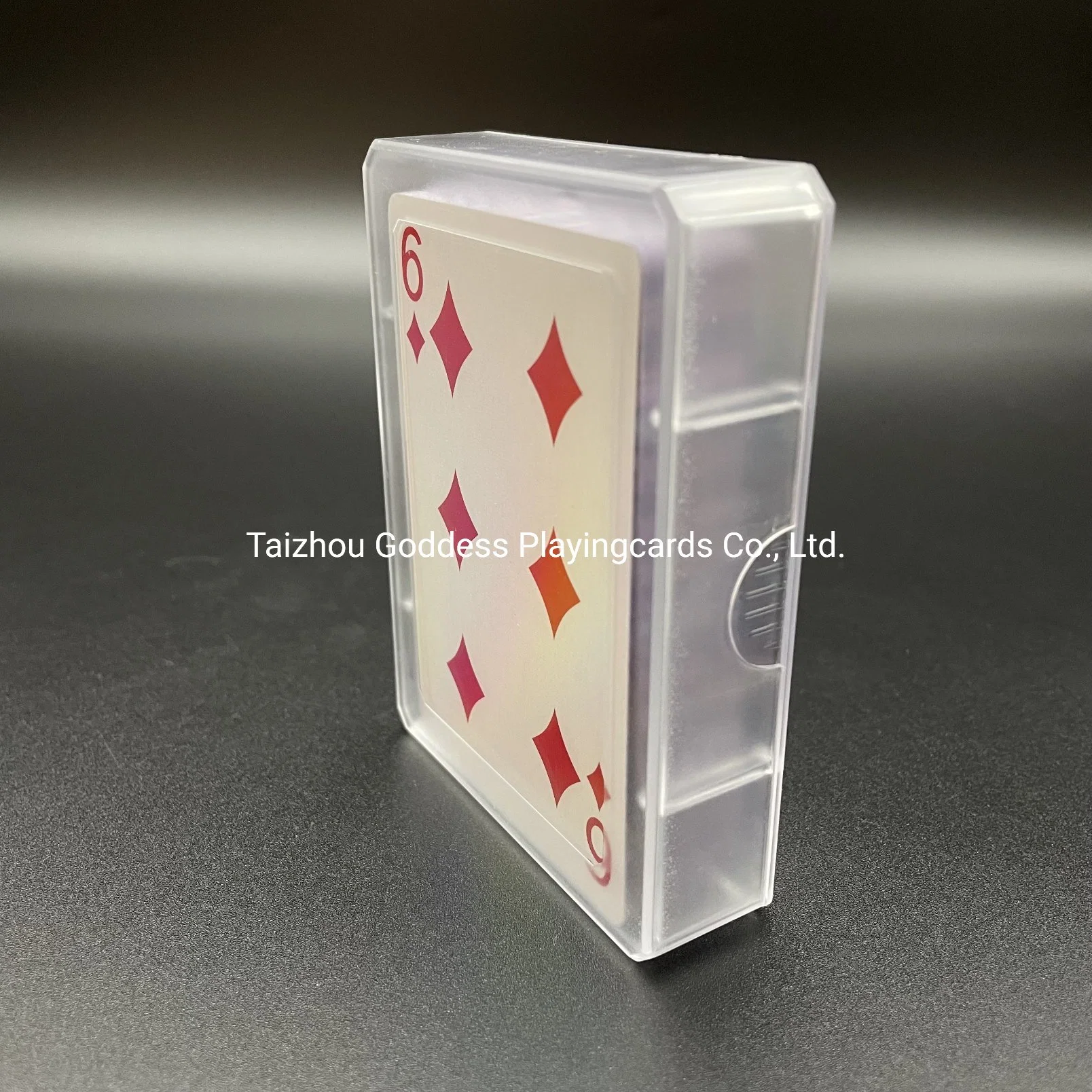 Premium Empty Transparent PS Plastic for Single Deck Playing Cards Box