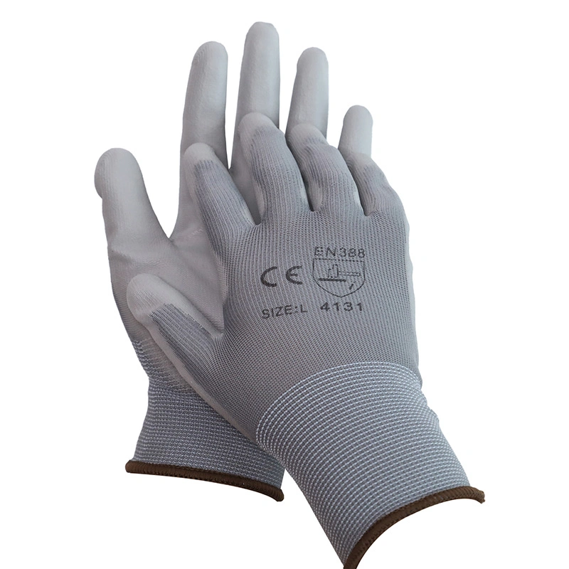 Anti-Impact Cut Level 5 Grade Firm Grip Nitrile Coated Nitrile Dipped Work Gloves Ideal for General Purpose, Automotive, Home Improvement, Painting