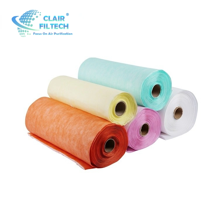 Customized Non Woven Pocket Filter Media Pocket Filter Media Roll for Air Conditioner and Ventilation System