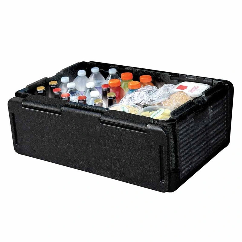 Car Camping Multifunctional Plastic Large Capacity Storage Bin Portable Folding Outdoor Black Storage Boxes