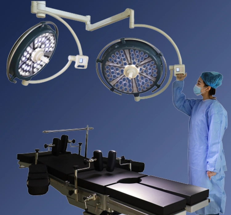 Mobile Floor Type LED Operating Lamp High Light Intensity Medical Products for Hospital Light with CE FDA Yde700/500 Manual / Electric