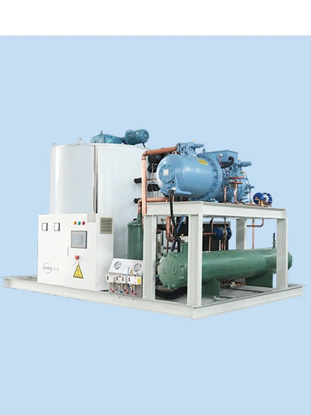 Commercial Fishery Used 10 Tons Flake Ice Machine Water Cooled Big Ice Maker Machine