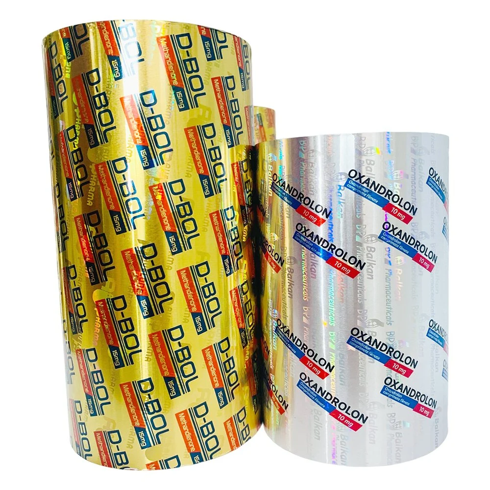 Printed Blister Lidding Foil Rolls Medical Packing Ptp Aluminium Foil for Pharmaceutical