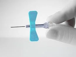 Instrumento médico desechable de seguridad al vacío tipo mariposa aguja de recogida de sangre CE/ISO13485