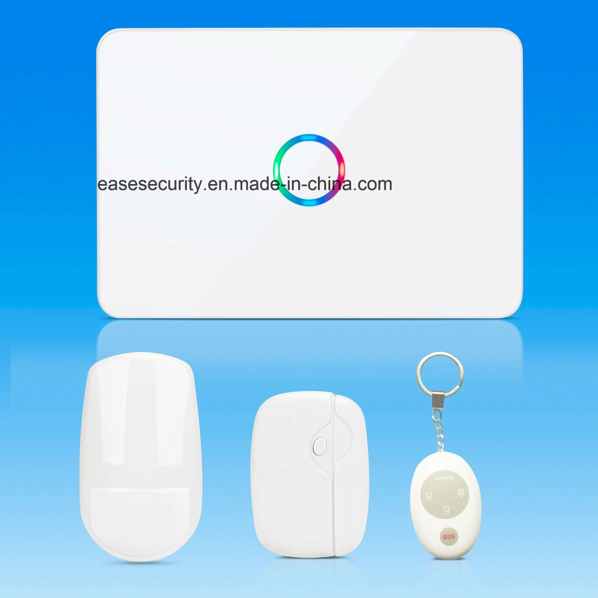 Intelligent Wireless Burglar Alarm System with Quad Band GSM Frequency