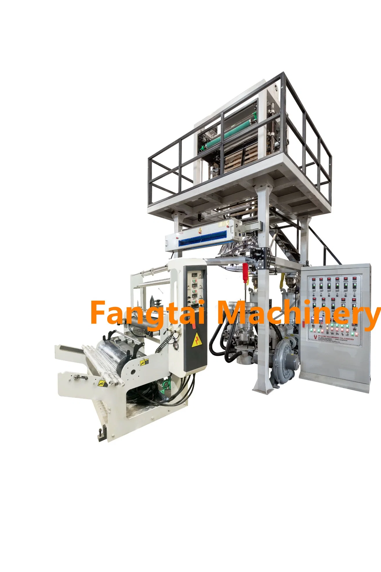 ABA Ab ABC 50X55X1300mm High Speed Three Layers Co-Extrusion Plastic Extrusion Agricultural Film Blowing Machine