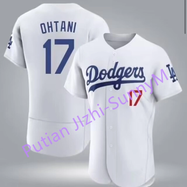 Großhandel/Lieferant Dropshipping Männer Los Angeles Dodgers Shohei Ohtani White Home Replica Player Trikot Authentic Limited Player Trikot