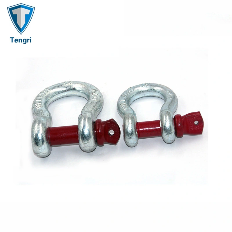 Heavy Duty Us Type 4.75 Ton Tow Titanium D Ring Buckle Shackle G209 with Screw Pin