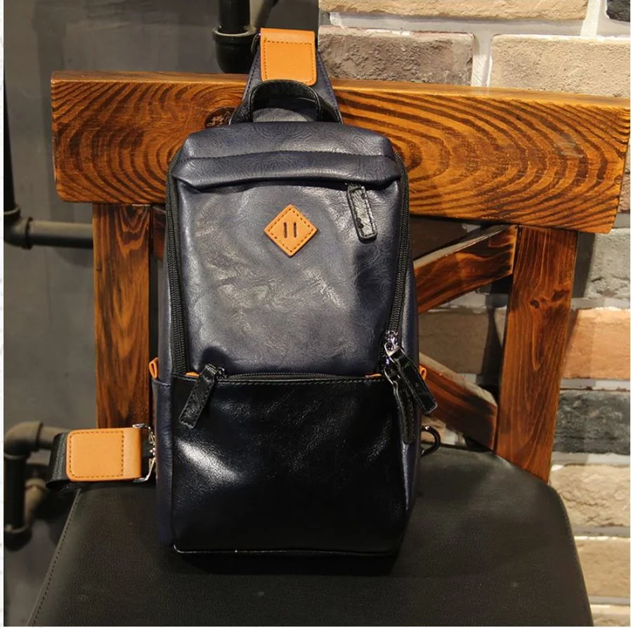 2022 Nouvelle mode Custom hommes Messenger Bag Sac à dos de voyage Crossbody petite école de la poitrine des sacs d'élingue pour l'homme
