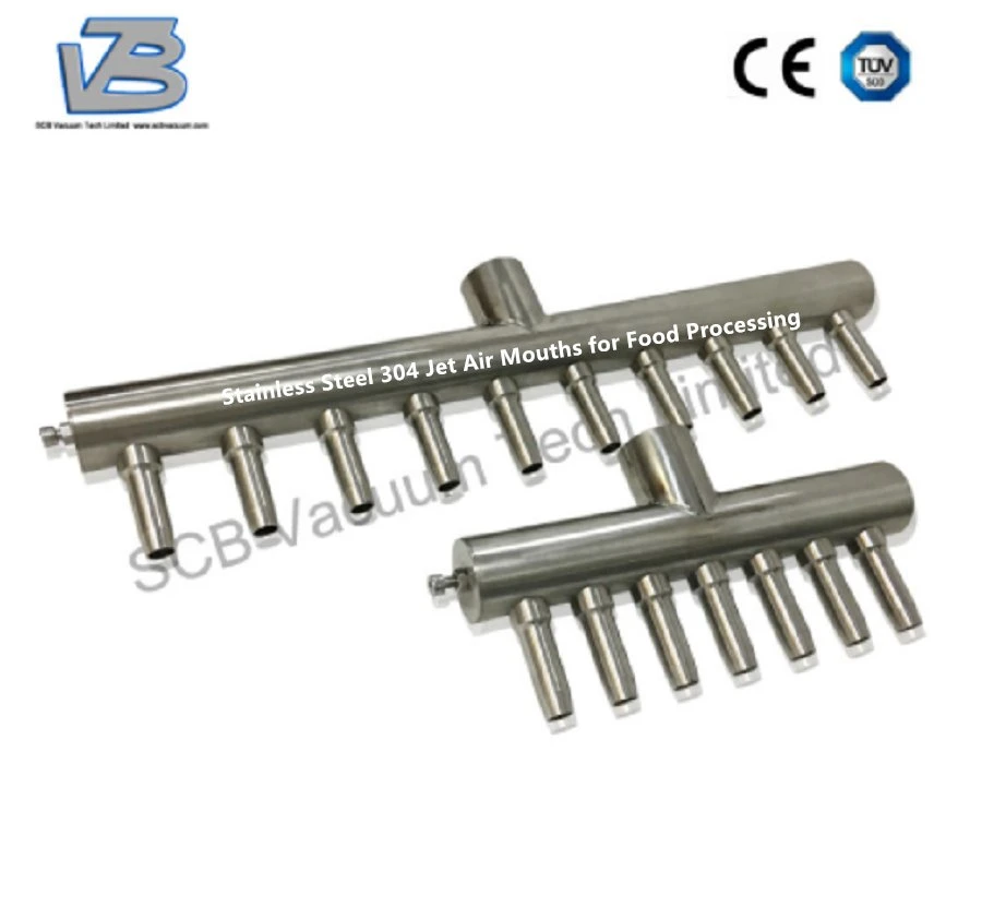 Stainless Steel 304 Multi Air Nozzle Manifold for Food Package Drying