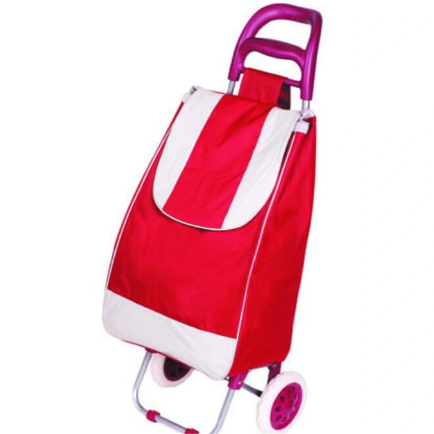 Portable Travel Folding Trolley Cart Luggage Shopping Trolley Bag