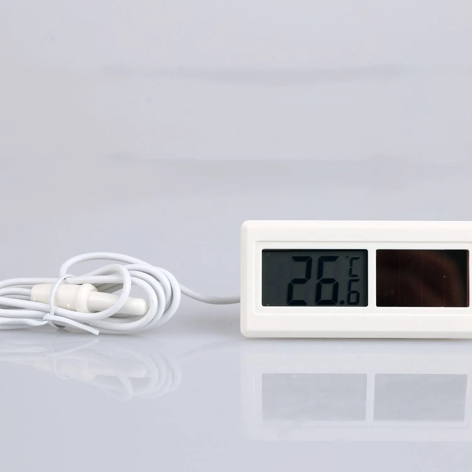 LCD digital de temperatura de la Energía Solar Panel indicador del termómetro