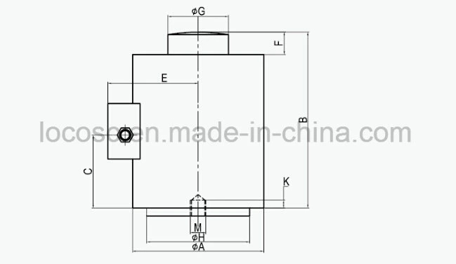 20/25/30/40/50/60/70/100/150/200/300/400t Compression Load Cell for Truck Scale