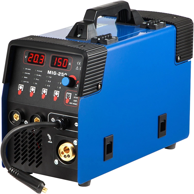 MIG Welder, 250 AMP 3 in 1, 220V DC MIG/TIG/Arc Welding Machine