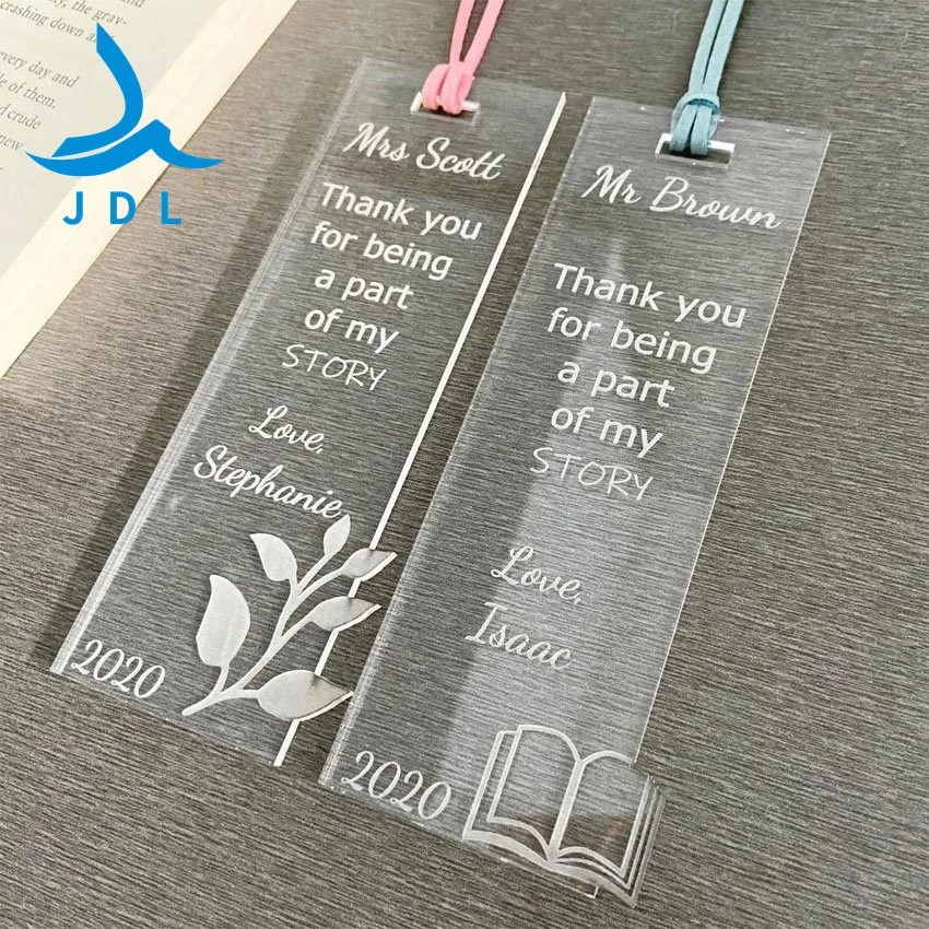 Factory Wholesale/Supplier Custom Display Stand Acrylic Bookmark Promotional Gift