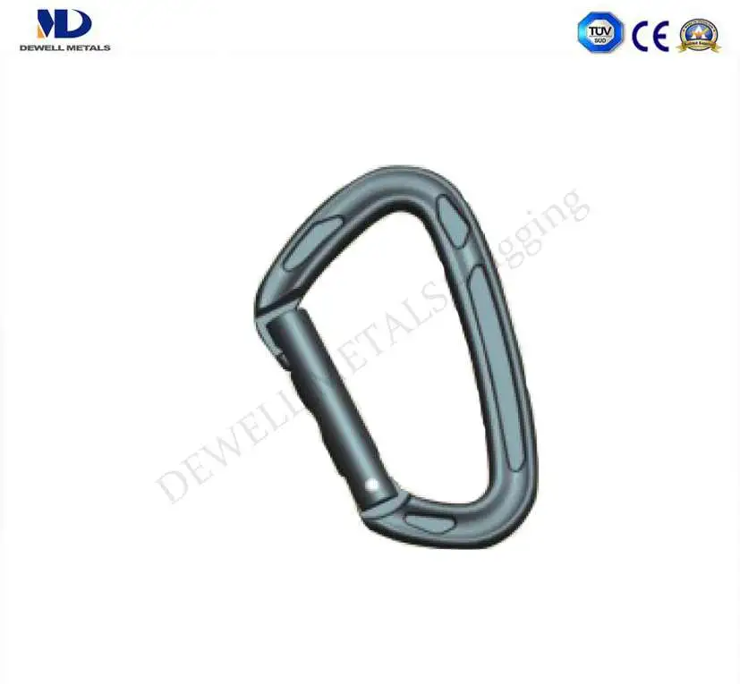 Safety Screw Lock Carabiner Twist Lock Flat Type Snap Hook with Screw Straight Gate/Bent Gate/ Wire Gate