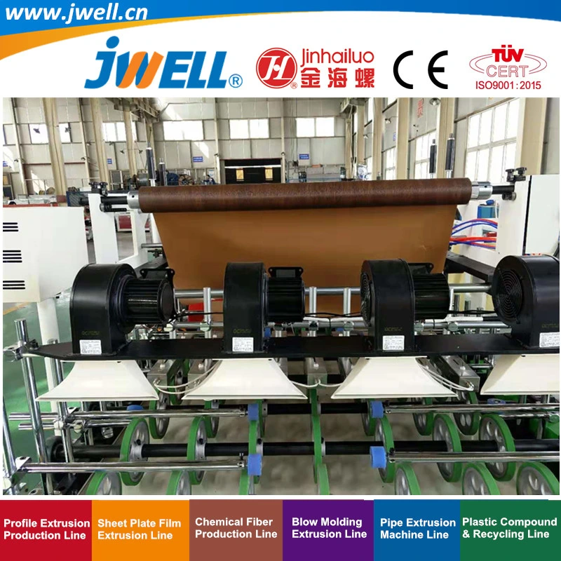 Jwell-PVC Plastic Semi-Skinning (WPC) Foam Sheet/Board Recycling Agricultural Making Extrusion Machine for Advertisement Exhibition Picture Frame UV Imitation