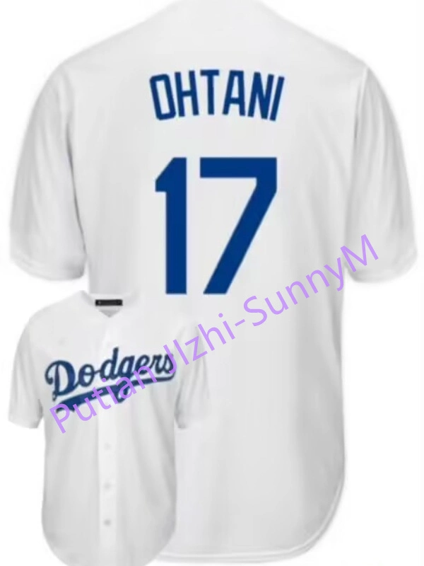 Großhandel/Lieferant Dropshipping Männer Los Angeles Dodgers Shohei Ohtani White Home Replica Player Trikot Authentic Limited Player Trikot