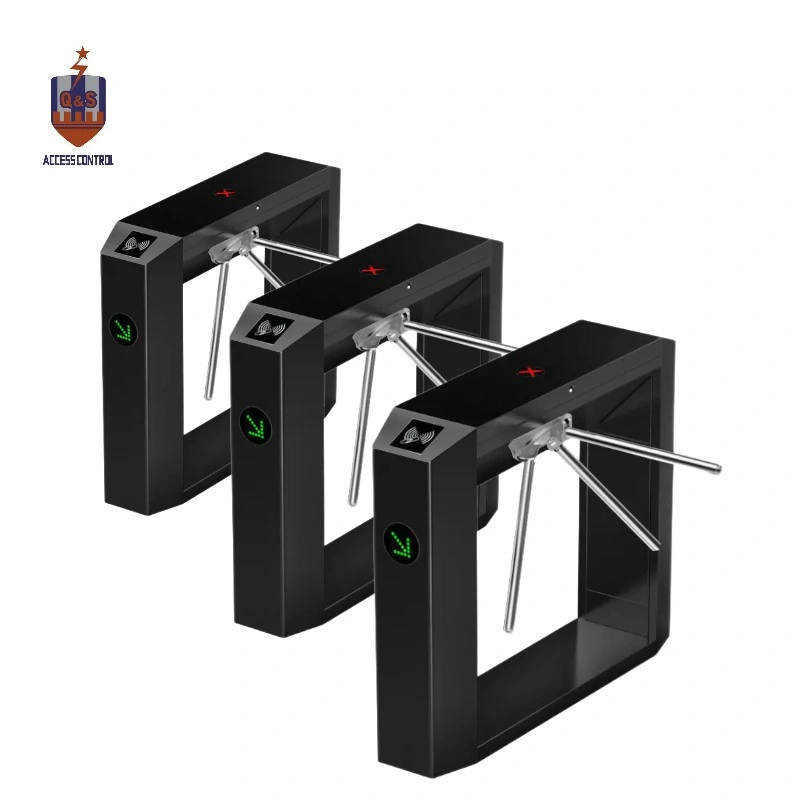 Fingerprint or Face, Optional Tripod Turnstile with Card Collector