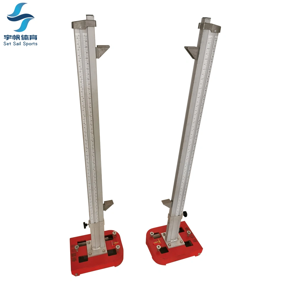 Iaaf Approved Roll Away Aluminum High Jump Stand for Track and Field Equipment