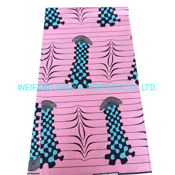 African Ethnic Style Batik Wax New Polyester Wax Cloth Soft Printed Cloth DIY Fabric 6yadrs