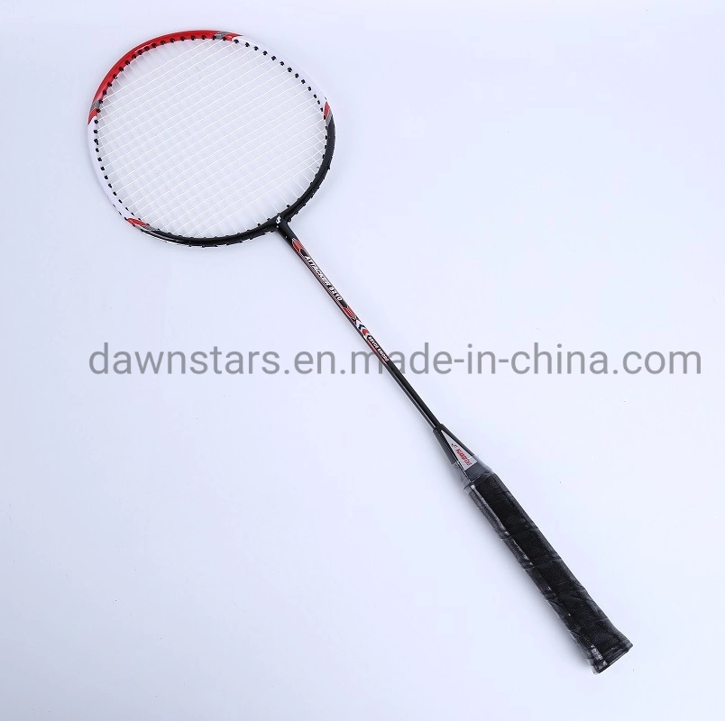 Iron Alloy Badminton Racket with Water Lables