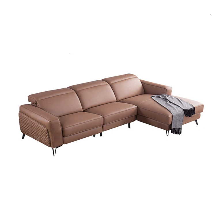 Diseño de estilo popular de América en el Hogar Electrónica de reclinación ajustable muebles sofá seccional