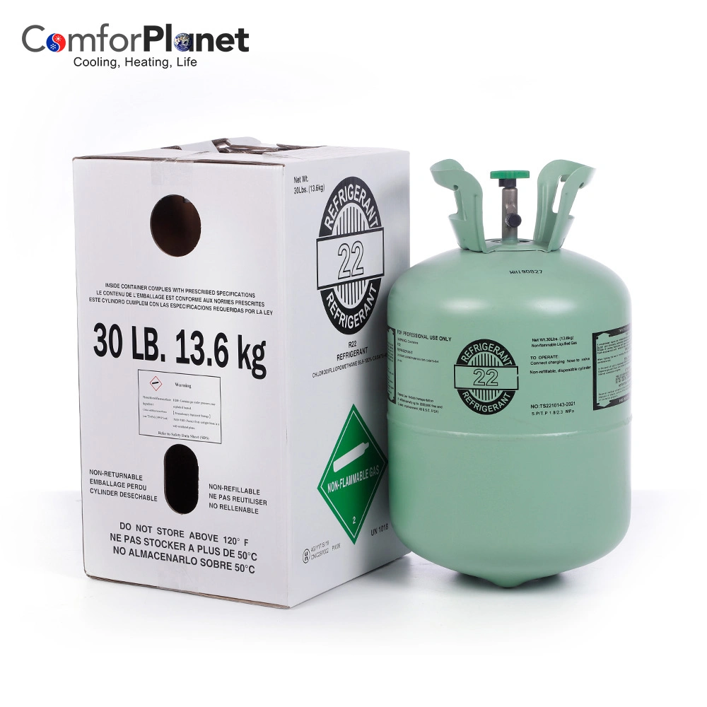 R507 FactoryWholesale/Supplier Price 25lb 13,6kg cylindre système HVAC haute qualité Gaz réfrigérant R507 pour climatiseur