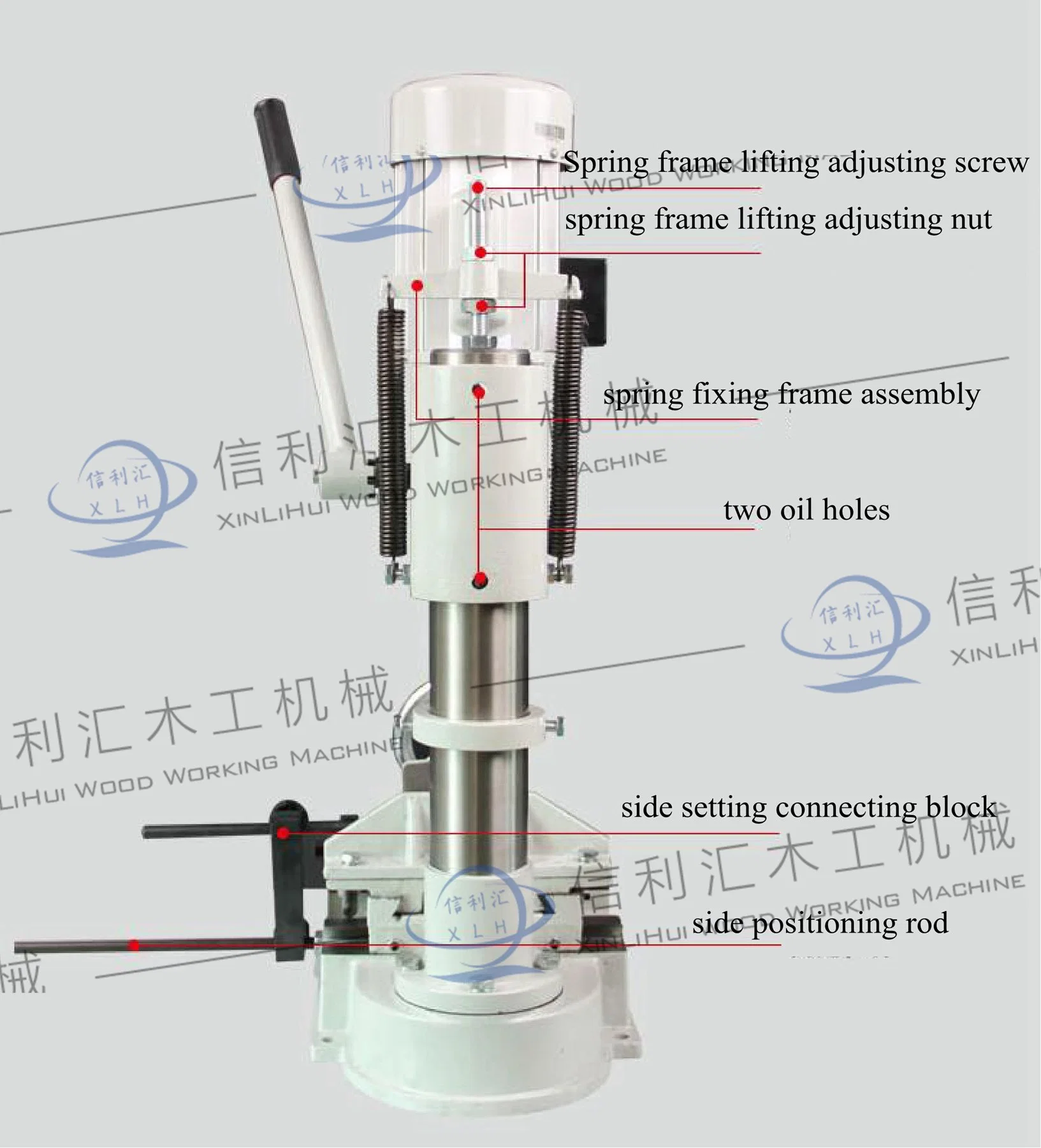 Small Vertical Chain Mortising Machine Blinking Machine 361/3816 Square Eye Machine Square Hole Machine Woodworking Machine Woodworking Drilling Machine