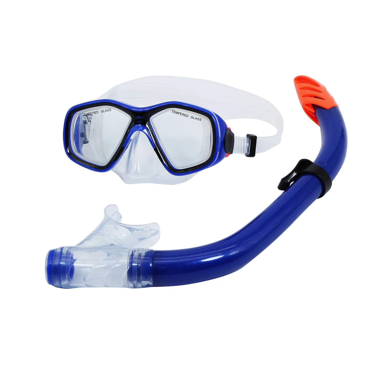 Diving Glasses Silicone Strap Freediving Tempered Glass Fishing Freediving Mask Snorkeling Set