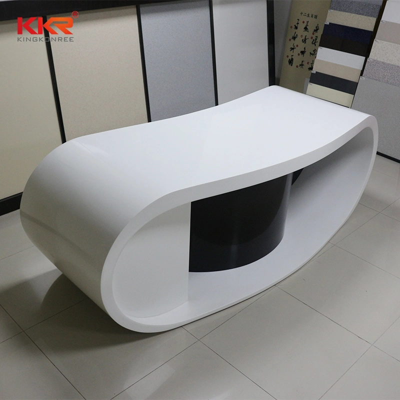 Artificial Stone Table Desk Solid Surface Coffee Table Reception Desks