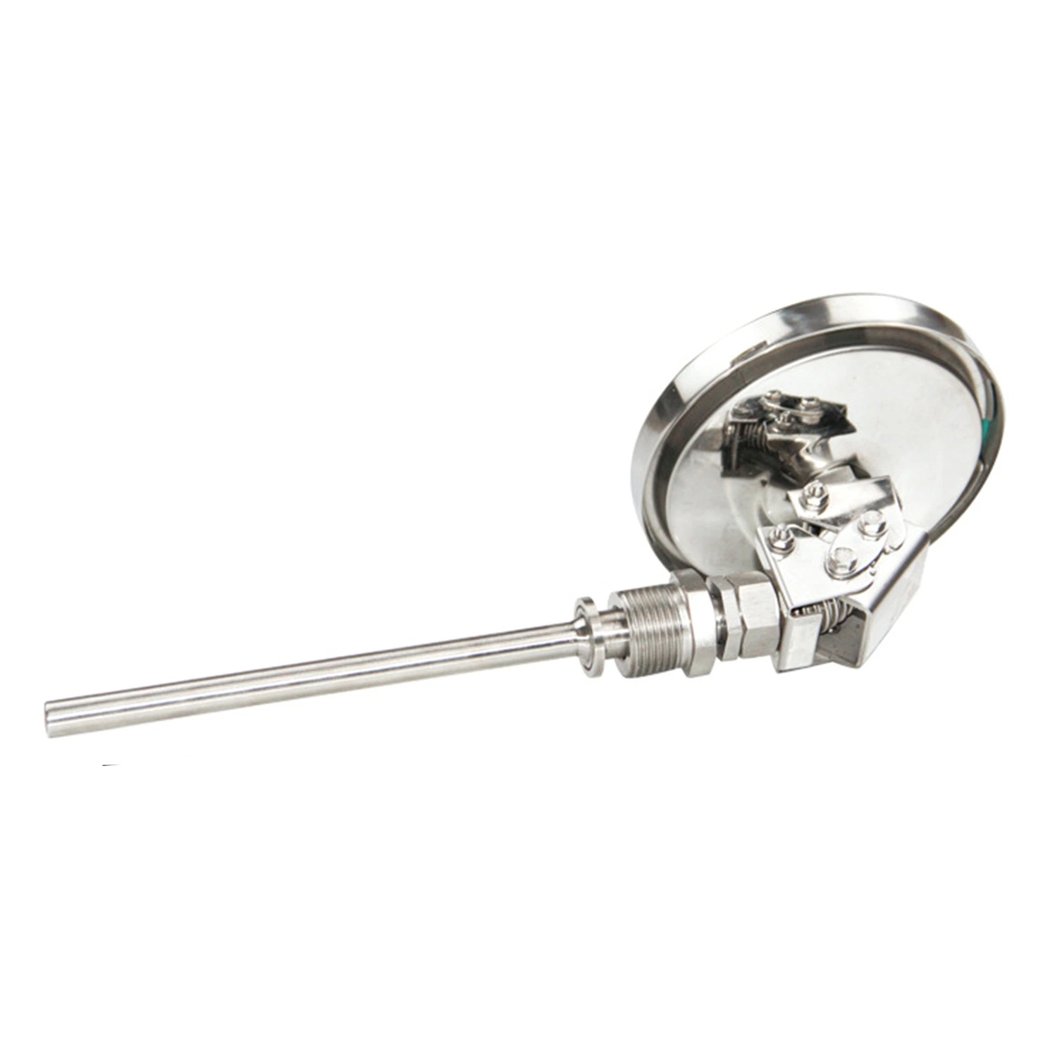 Professional 100mm Diameter Industrial Stainless Steel Bimetallic Thermometer