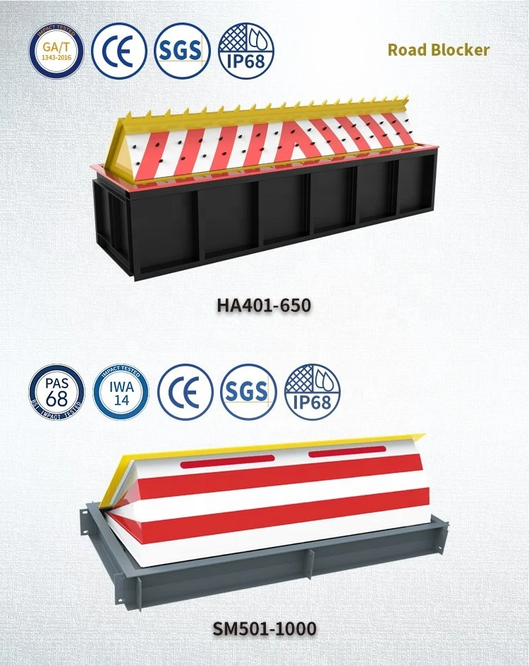 Crash Tested Heavy Duty Wedge Barrier Road Blocker Access Control