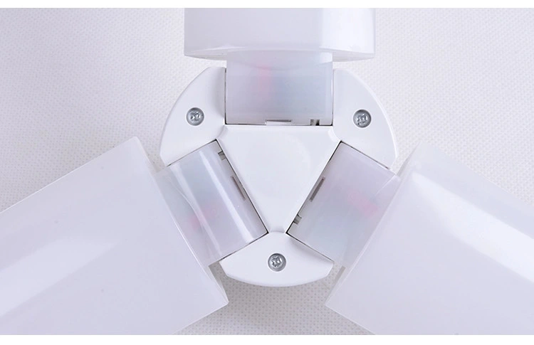 Super Bright Foldable Fan Blade LED Bulb 3 Blade Angle Adjustable Ceiling Home Lamp