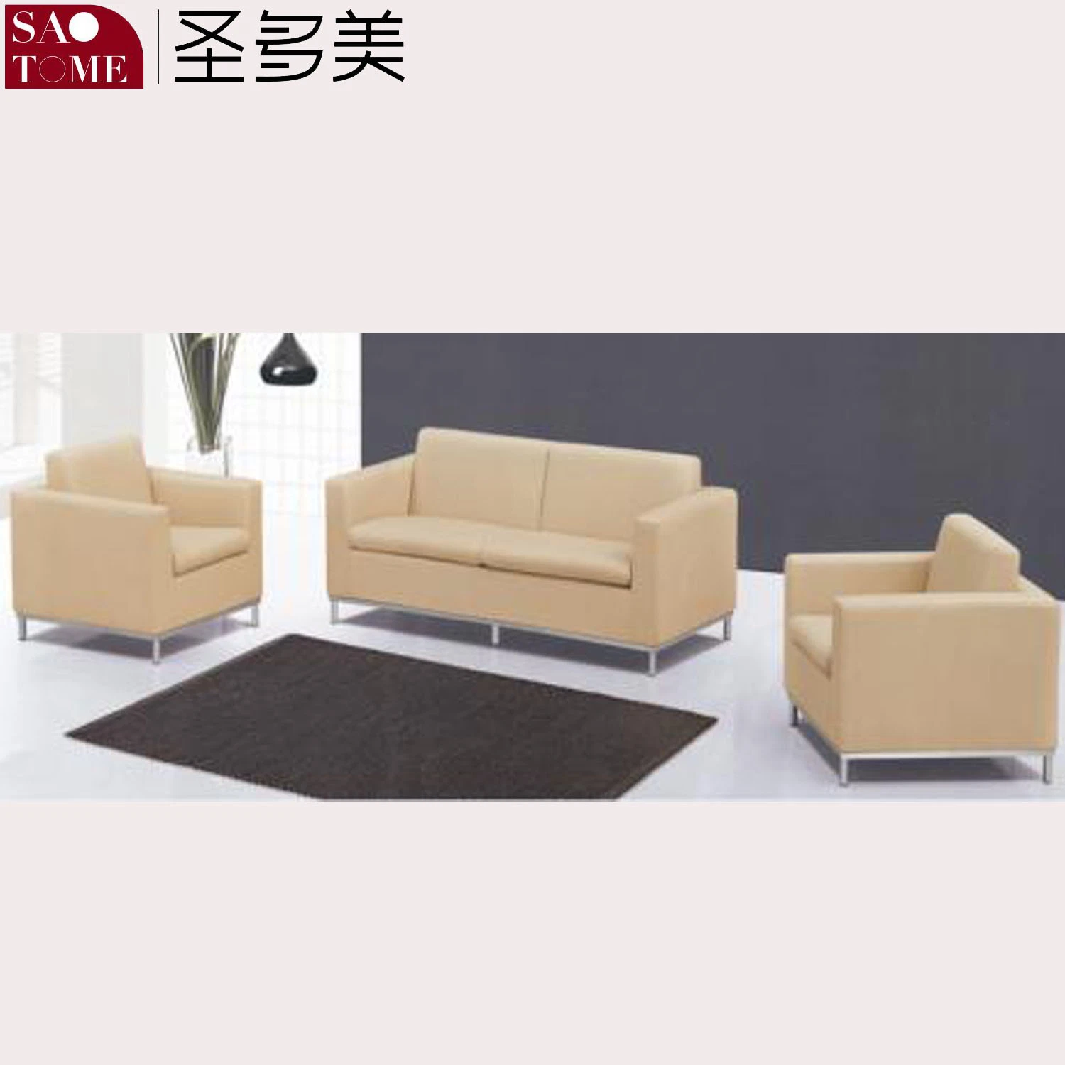 Luxus-Stil Ledercouch Freizeit Wohnzimmer Möbel Modern Sofa