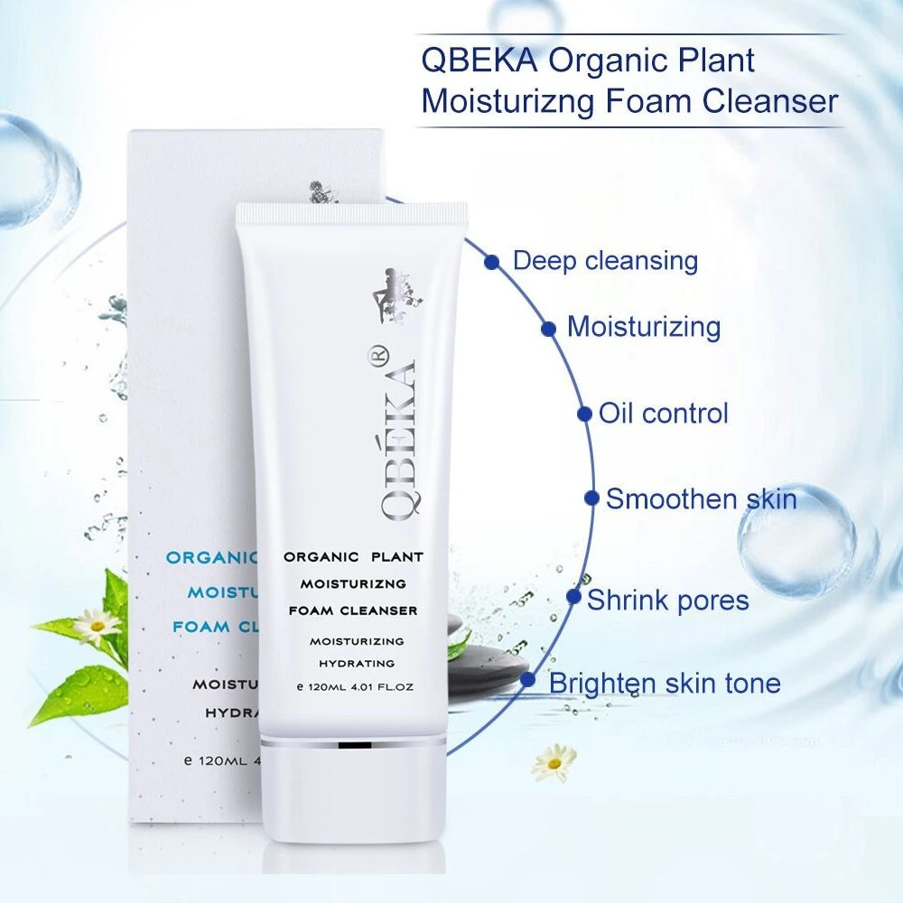 Natural Qbeka Organic Plant Beauty Whitening Cleanser Facial Cleanser Cosmetic (120ml)
