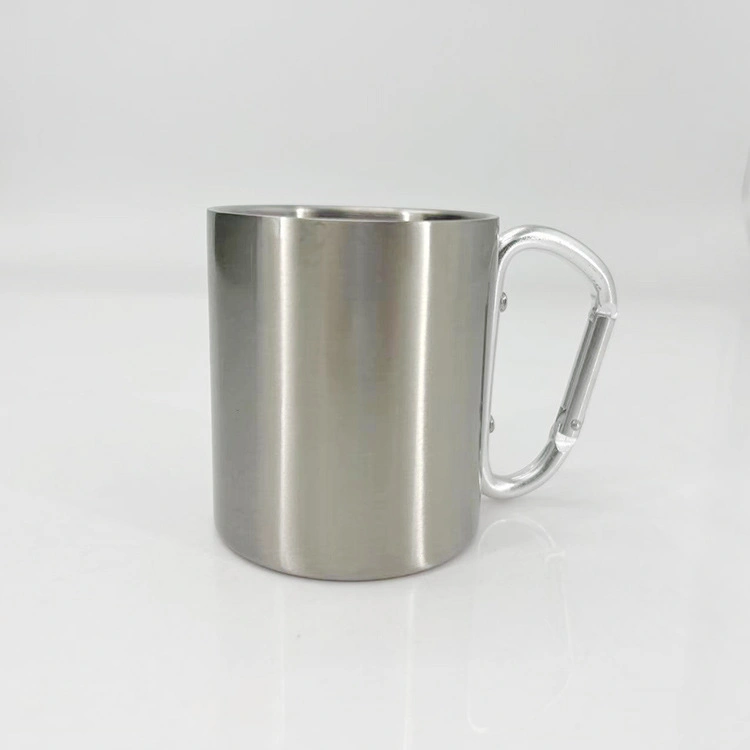 Cross-Border Outdoor Double-Layer Stainless Steel Handy Water Cup