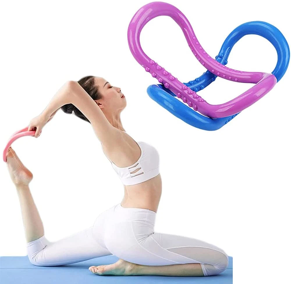 Wave Style Ring Stretch Exercise Yoga Ring Pilates Training Fitness Ring