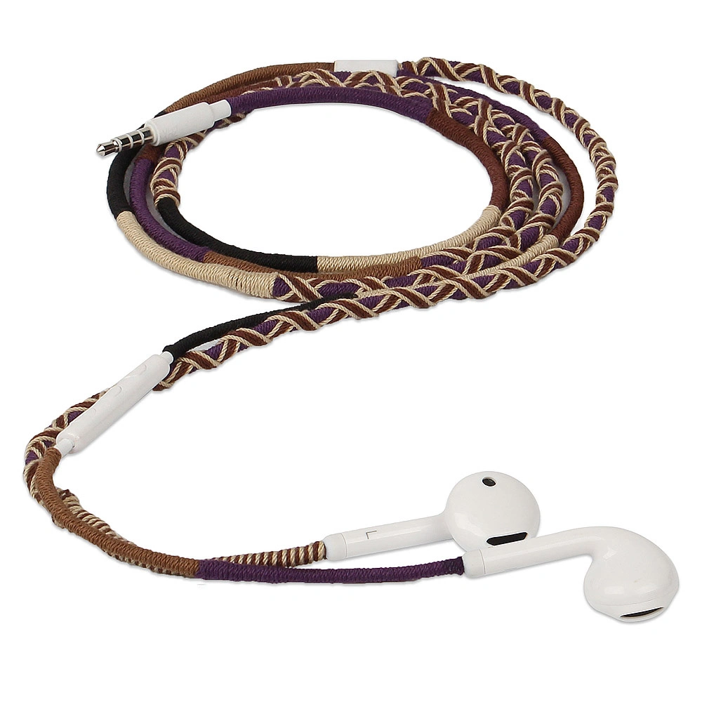 Wired Headphone Mobile Phone Accessories in-Ear Earbuds Bracelet Wristband Earphone