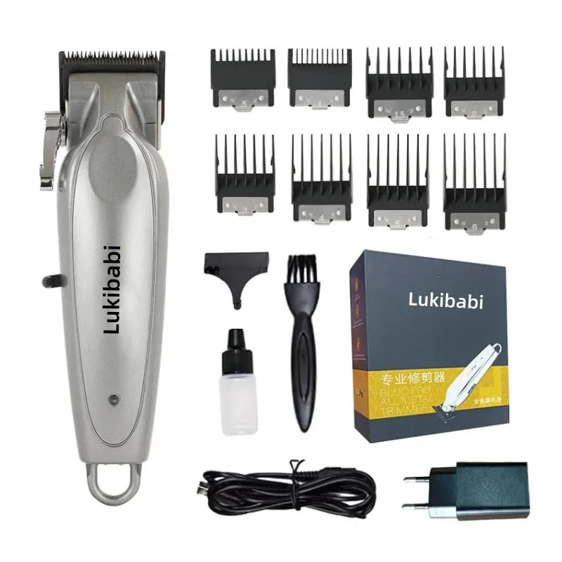 PRO Barber Machine Low Noise Electric Hair Cutter Graphite Blades 2.3 Cordless BLDC