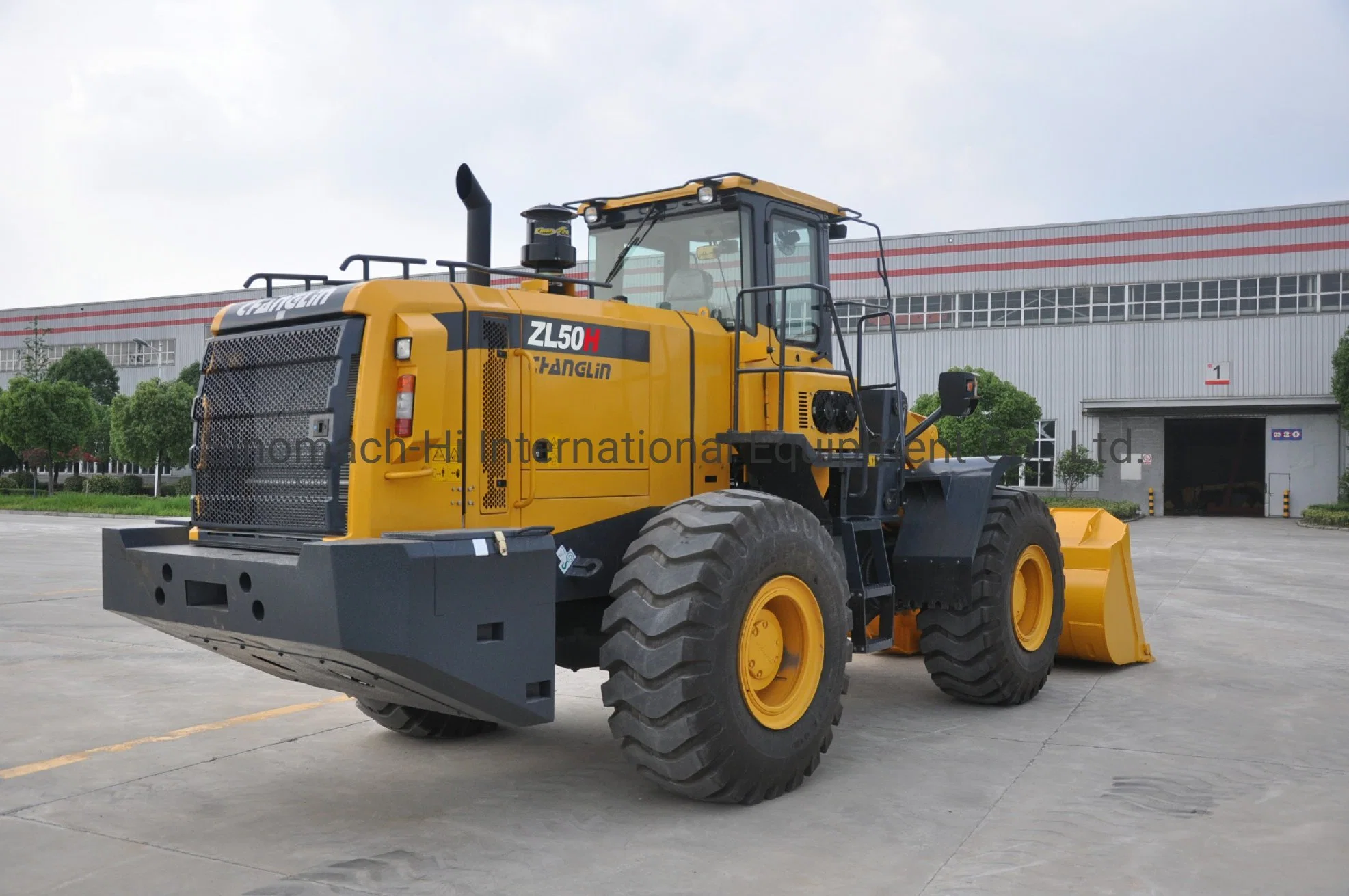 Sinomach Changlin 5.5tons Heavy Duty cargadora de ruedas con freno húmedo para el área polvorienta