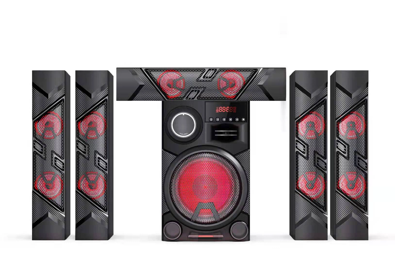 Wired Active MP3 Home Theatre DJ Karaoke Loudspeaker Computer Bluetooth Speaker