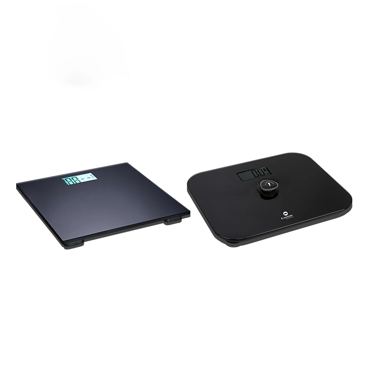 Bathroom Black Slim Glass Electronic Weight Scale