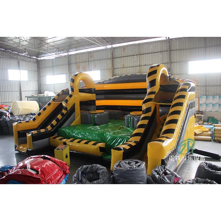 Hot Sale Inflatable Sweeper Game Toxic Meltdown Inflatable Wipeout Game for Outdoor Party