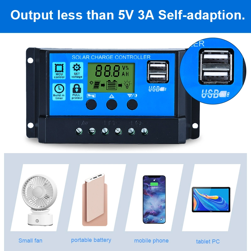 Suyeego Solar System My Solar Technology Dual USB PWM Solar Power Voltage Regulator 14 30 VDC Solar Controller with LED Driver